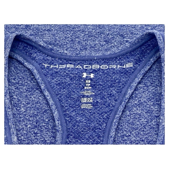Underarmour Threadborne Heat Gear Racerback Tank in Lilac. XS. - Picture 2 of 3